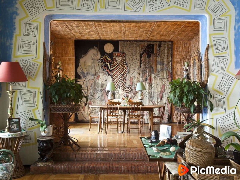 Villa Santo Sospir, decorated by artists Jean Cocteau and Picasso