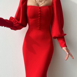 Красное платье 4