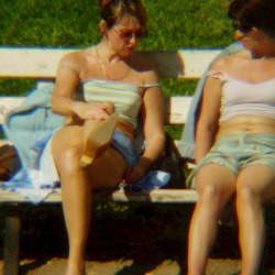 Girls on the bench 16
