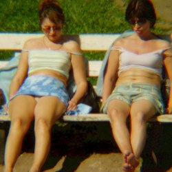 Girls on the bench 19