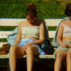 Girls on the bench 7