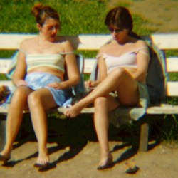 Girls on the bench 29