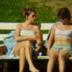 Girls on the bench 17