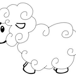 Dot coloring pages for young children 14