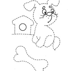 Dot coloring pages for young children 1