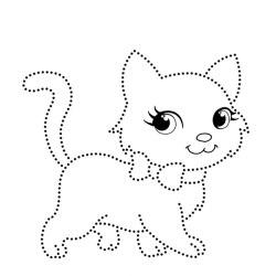 Dot coloring pages for young children 8