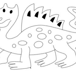 Dot coloring pages for young children 5