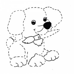 Dot coloring pages for young children 19