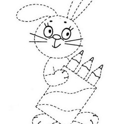 Dot coloring pages for young children 17