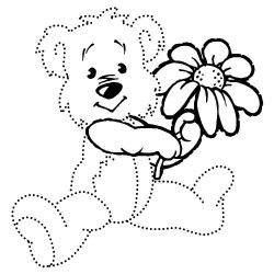 Dot coloring pages for young children 3