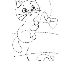 Dot coloring pages for young children 11