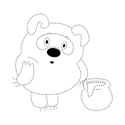 Dot coloring pages for young children 13