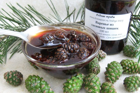 Healing pine cones